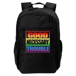 Good Necessary Trouble Rainbow Daily Commute Backpack