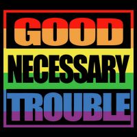 Good Necessary Trouble Rainbow 16 in Basic Backpack