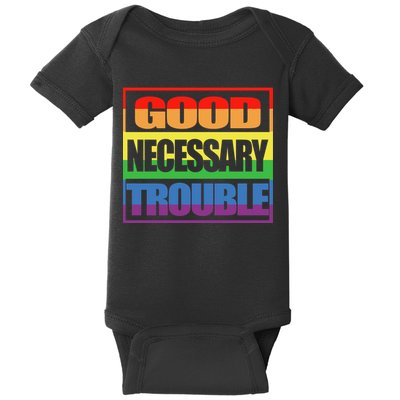 Good Necessary Trouble Rainbow Baby Bodysuit