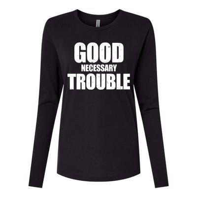 Good Necessary Trouble RIP John Lewis Quote Womens Cotton Relaxed Long Sleeve T-Shirt