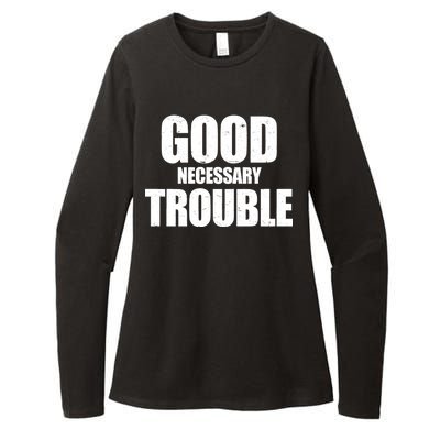 Good Necessary Trouble RIP John Lewis Quote Womens CVC Long Sleeve Shirt