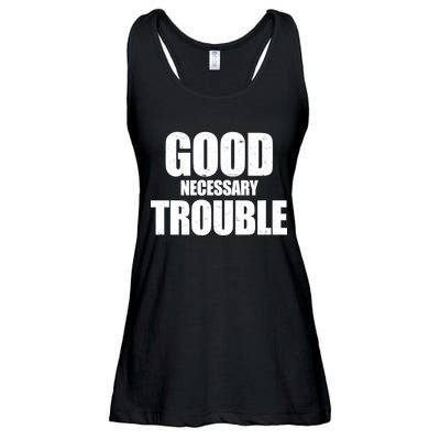Good Necessary Trouble RIP John Lewis Quote Ladies Essential Flowy Tank