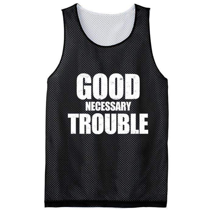 Good Necessary Trouble RIP John Lewis Quote Mesh Reversible Basketball Jersey Tank