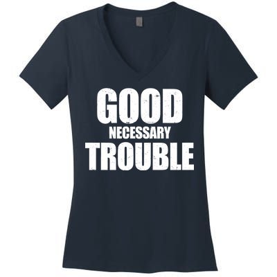 Good Necessary Trouble RIP John Lewis Quote Women's V-Neck T-Shirt