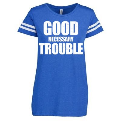 Good Necessary Trouble RIP John Lewis Quote Enza Ladies Jersey Football T-Shirt