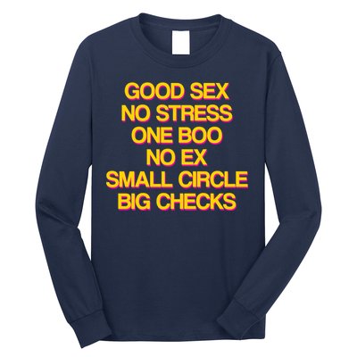 Good Sex No Stress Big Checks Long Sleeve Shirt