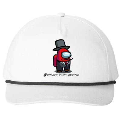 Good Sir Throu Art Sus Imposter Snapback Five-Panel Rope Hat