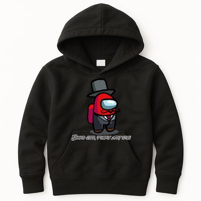 Good Sir Throu Art Sus Imposter Kids Hoodie