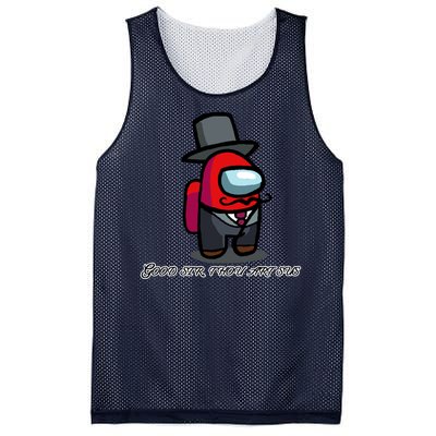 Good Sir Throu Art Sus Imposter Mesh Reversible Basketball Jersey Tank