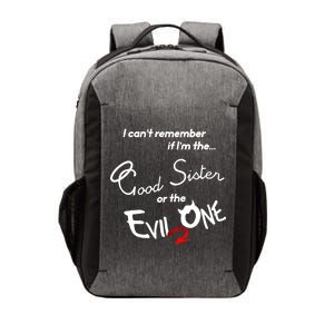 Good Sister Or The Evil Sister Vector Backpack