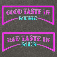 Good Taste In Music Bad Taste In Men Cotton Canvas Backpack