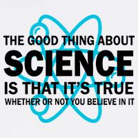Good Thing About Science Is That It's True Garment-Dyed Sweatshirt