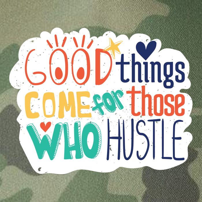 Good Things Come For Those Who Hustle Legacy Tie Dye Trucker Hat
