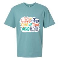 Good Things Come For Those Who Hustle Sueded Cloud Jersey T-Shirt