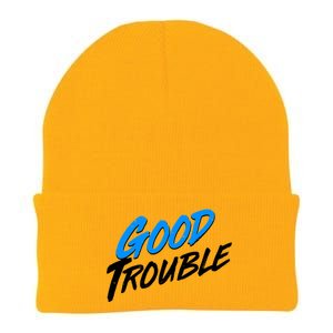 Good Trouble John Lewis Tribute Brush Stroke Knit Cap Winter Beanie