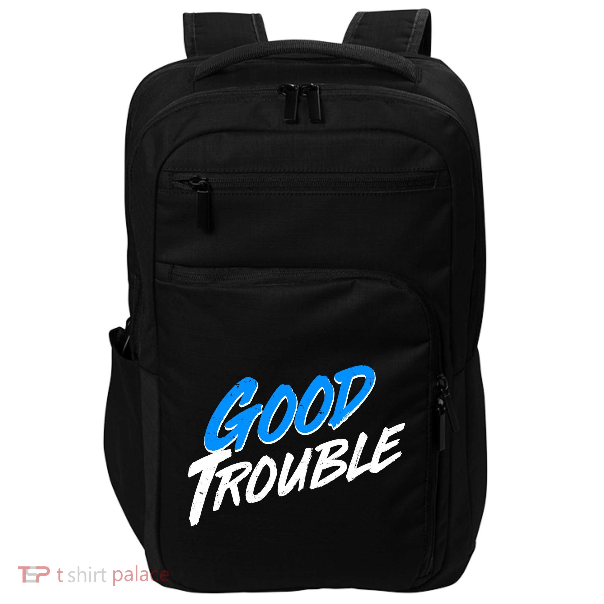 Good Trouble John Lewis Tribute Brush Stroke Impact Tech Backpack