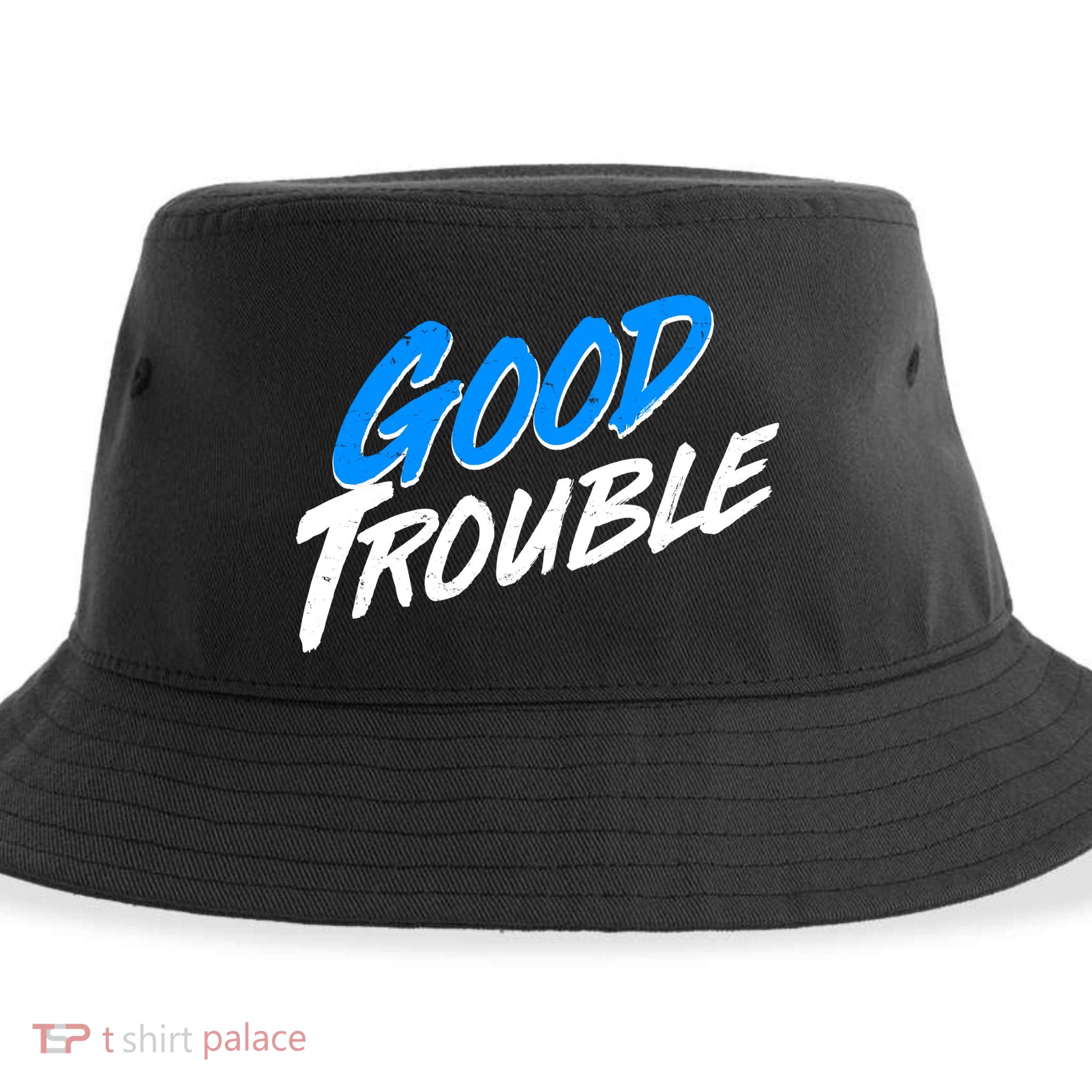 Good Trouble John Lewis Tribute Brush Stroke Sustainable Bucket Hat