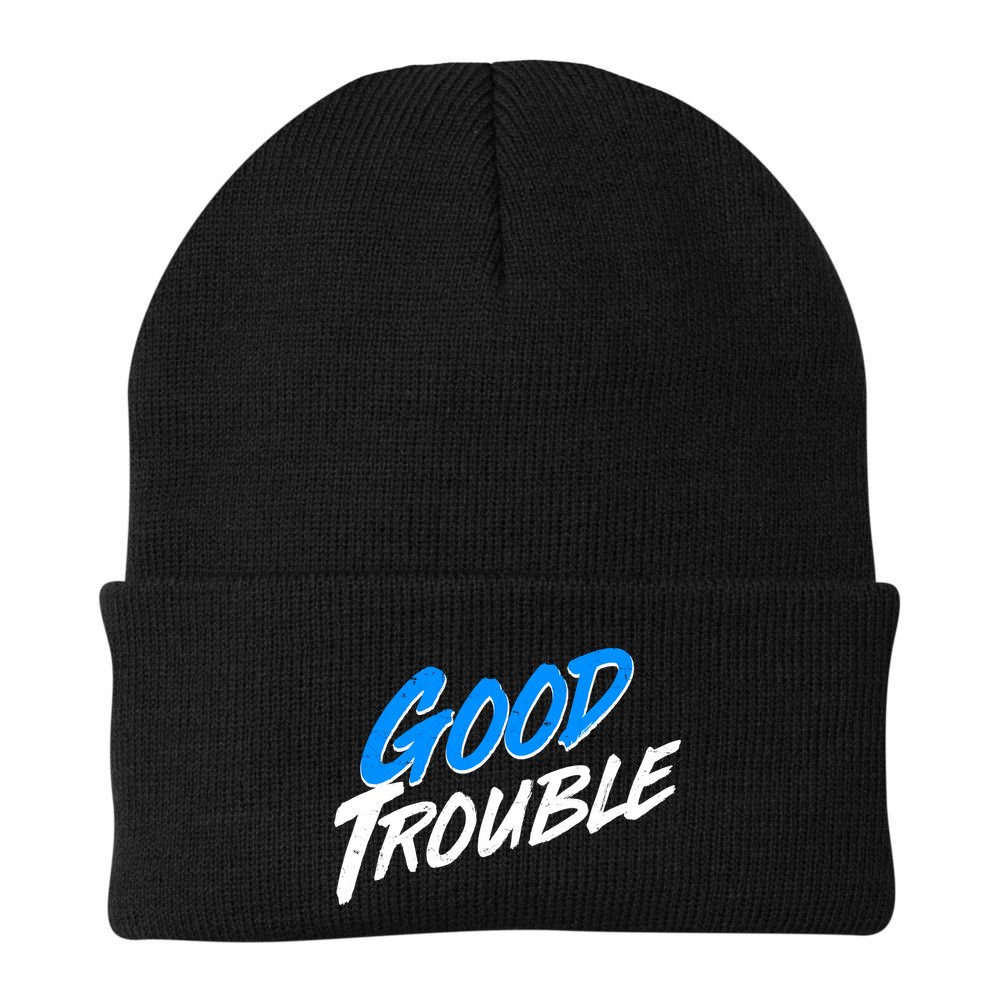 Good Trouble John Lewis Tribute Brush Stroke Beanie
