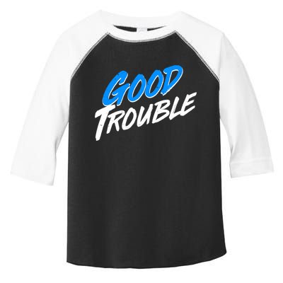 Good Trouble John Lewis Tribute Brush Stroke Toddler Fine Jersey T-Shirt