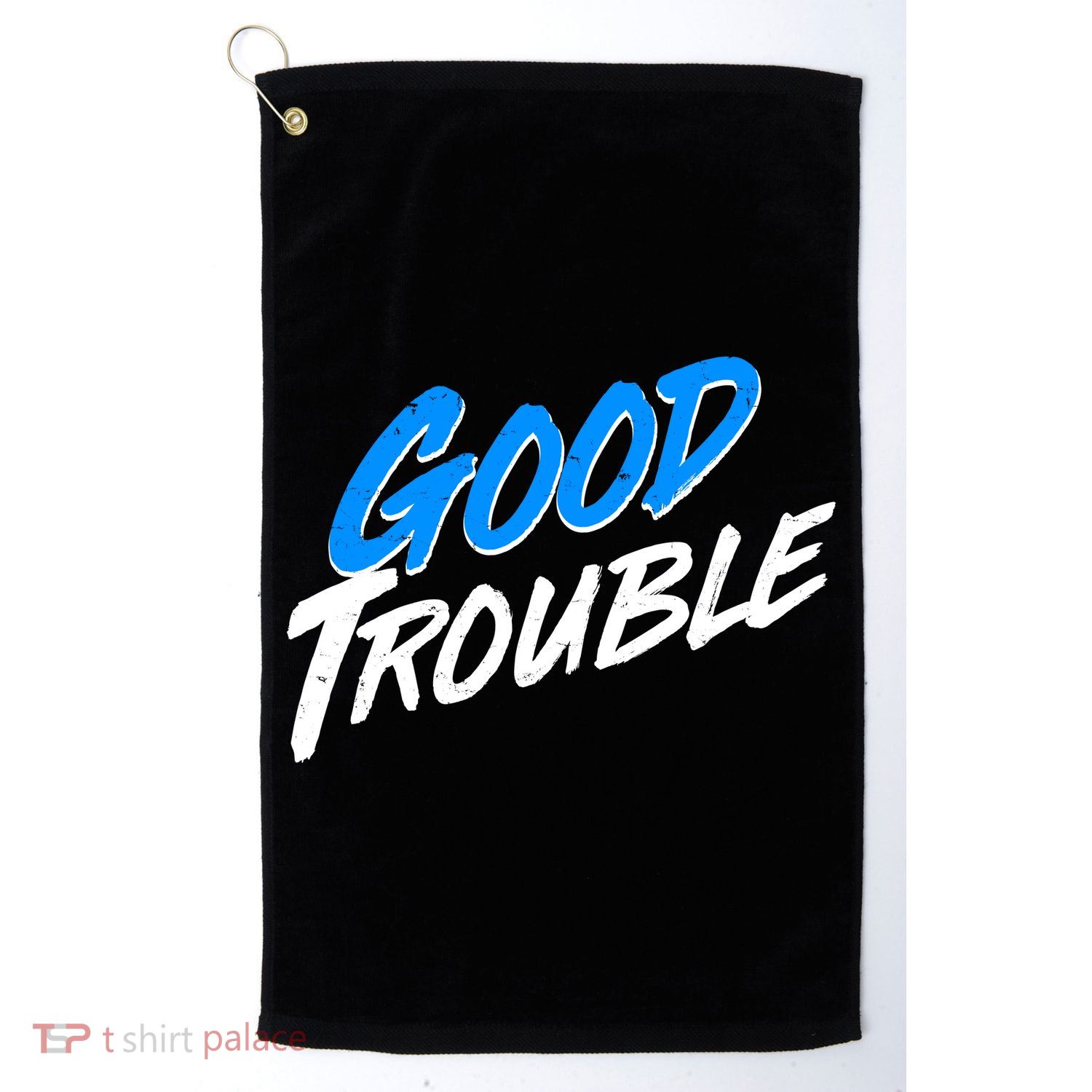 Good Trouble John Lewis Tribute Brush Stroke Golf Towel