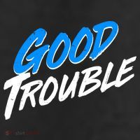 Good Trouble John Lewis Tribute Brush Stroke Golf Towel