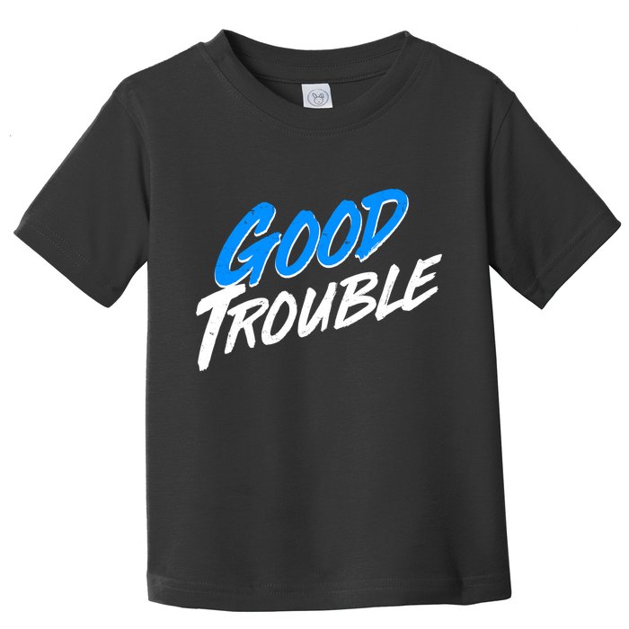 Good Trouble John Lewis Tribute Brush Stroke Toddler T-Shirt