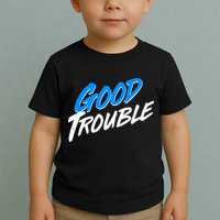 Good Trouble John Lewis Tribute Brush Stroke Toddler T-Shirt