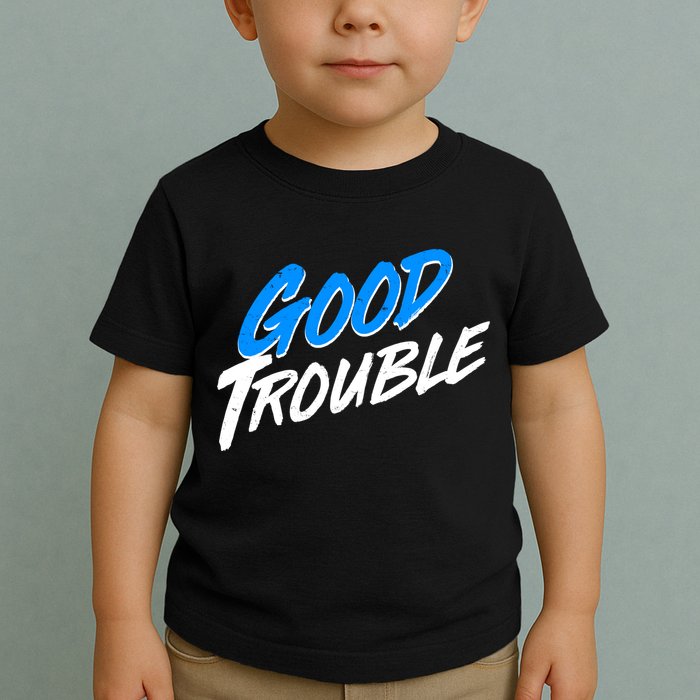 Good Trouble John Lewis Tribute Brush Stroke Toddler T-Shirt