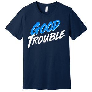 Good Trouble John Lewis Tribute Brush Stroke Premium T-Shirt