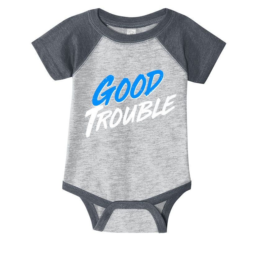 Good Trouble John Lewis Tribute Brush Stroke Infant Baby Jersey Bodysuit