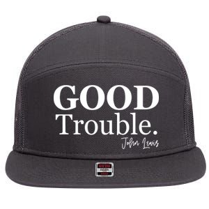 GOOD Trouble RIP John Lewis  7 Panel Mesh Trucker Snapback Hat