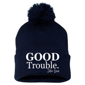 GOOD Trouble RIP John Lewis  Pom Pom 12in Knit Beanie