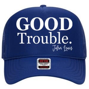 GOOD Trouble RIP John Lewis  High Crown Mesh Back Trucker Hat