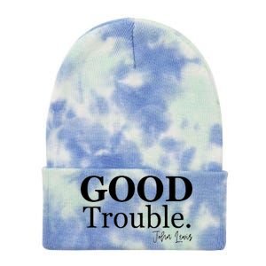 GOOD Trouble RIP John Lewis  Tie Dye 12in Knit Beanie