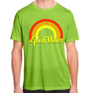 Good Vibes 80s Rainbow Adult ChromaSoft Performance T-Shirt