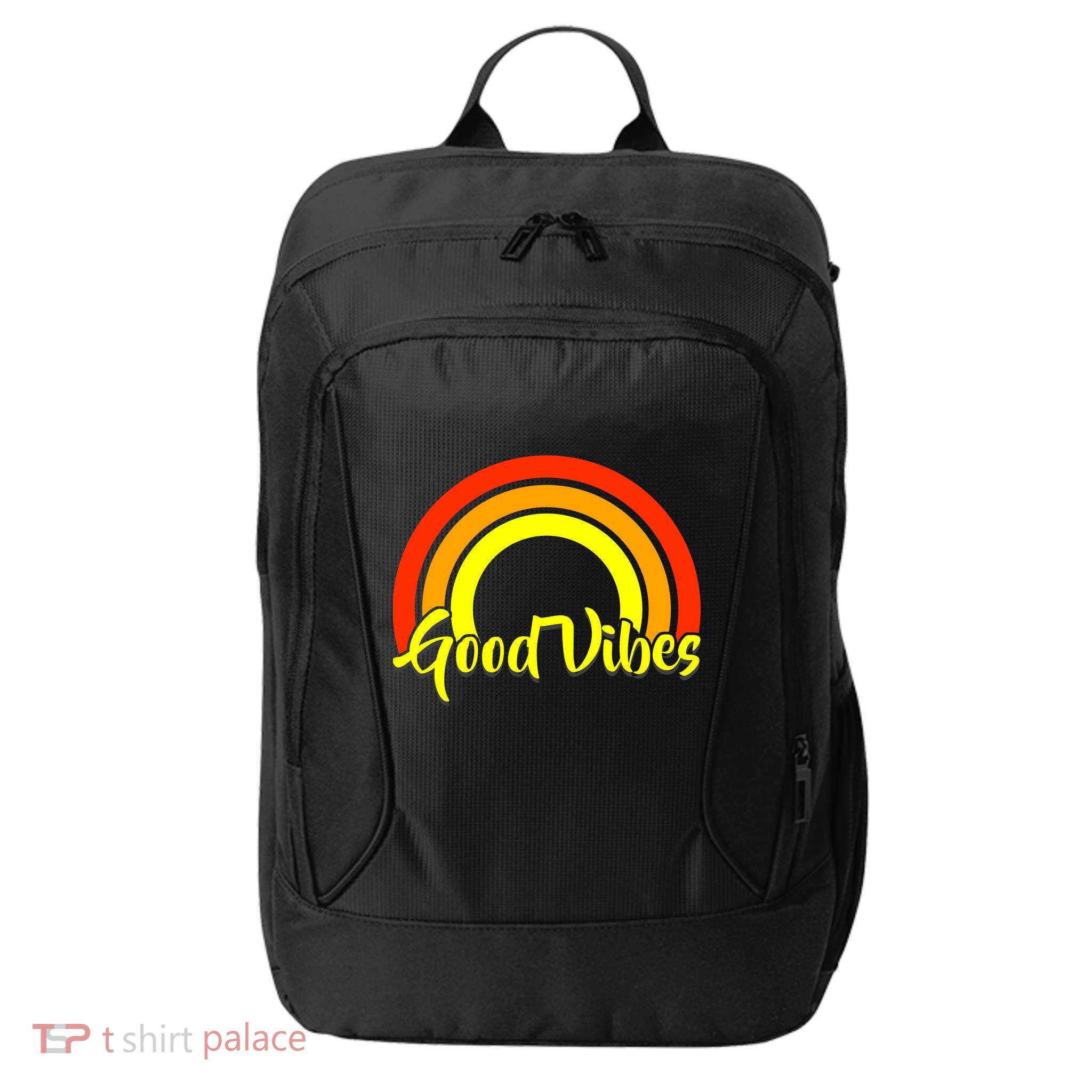 Good Vibes 80s Rainbow City Backpack