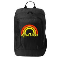 Good Vibes 80s Rainbow City Backpack