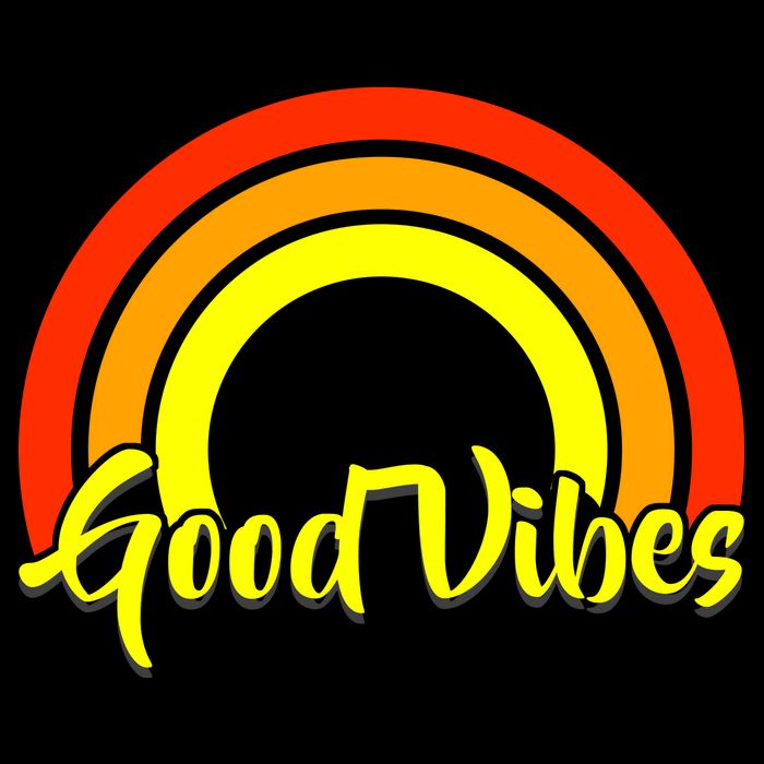 Good Vibes 80s Rainbow City Backpack