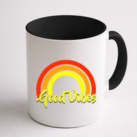 Good Vibes 80s Rainbow Mug