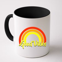 Good Vibes 80s Rainbow Mug