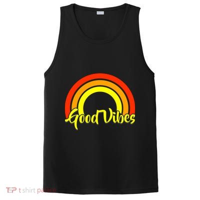 Good Vibes 80s Rainbow PosiCharge Competitor Tank