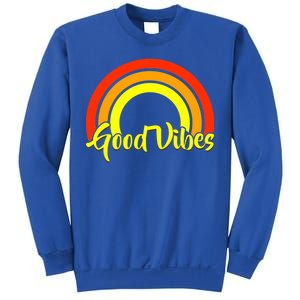 Good Vibes 80s Rainbow Sweatshirt