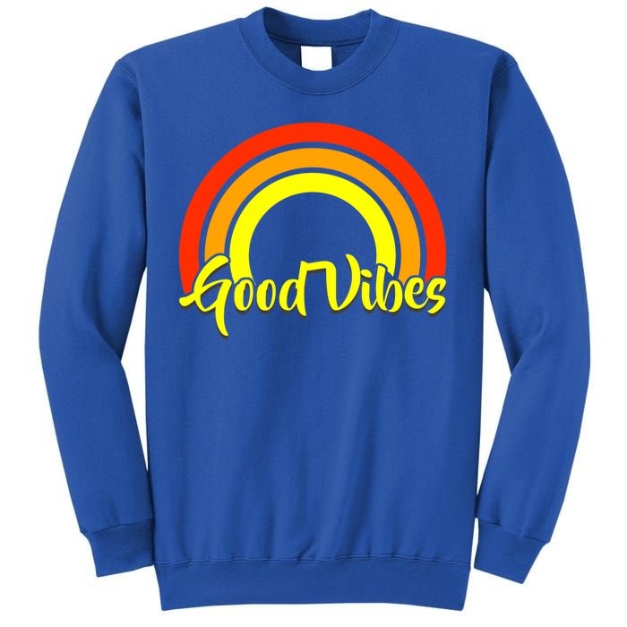 Good Vibes 80s Rainbow Sweatshirt