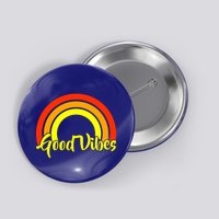 Good Vibes 80s Rainbow Button