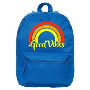 Good Vibes 80s Rainbow 16 in Basic Backpack