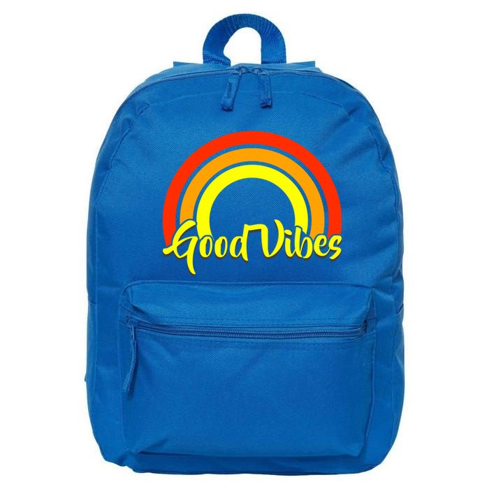 Good Vibes 80s Rainbow 16 in Basic Backpack