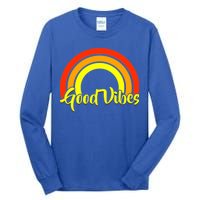 Good Vibes 80s Rainbow Tall Long Sleeve T-Shirt