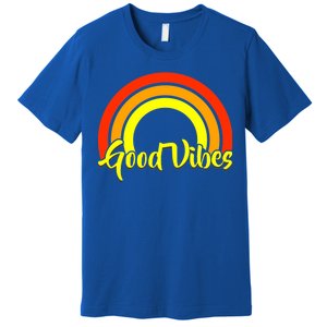 Good Vibes 80s Rainbow Premium T-Shirt