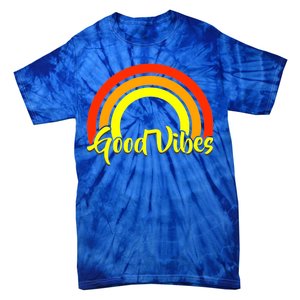 Good Vibes 80s Rainbow Tie-Dye T-Shirt