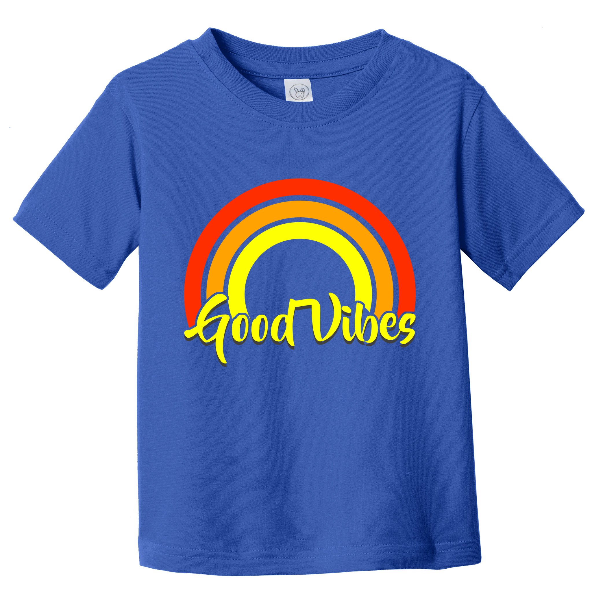 Good Vibes 80s Rainbow Toddler T-Shirt